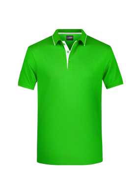 Pánska polokošeľa(JN Mens Polo Stripe) > zelená (frog) / biela > M