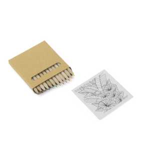 Pastelky s omaľovánkou > hnedá