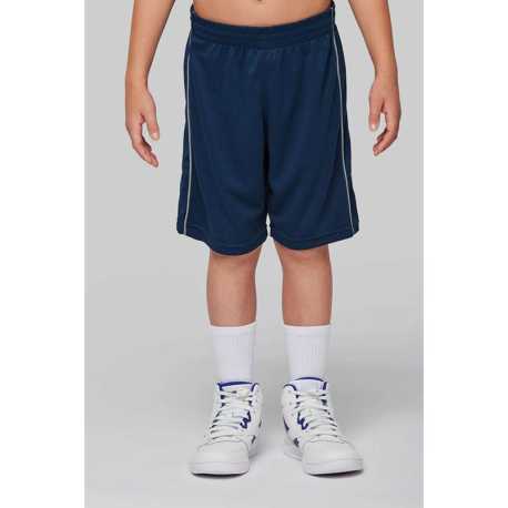 Detské krátke nohavice (PROACT KIDS BASKET BALL SHORTS)>modrá (sportyroyal)>8/10