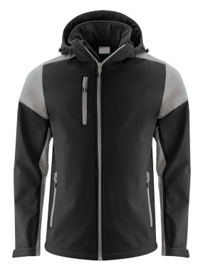 Pánska bunda (PRINTER PRIME SOFTSHELL) > čierna / šedá (anthracite) > M