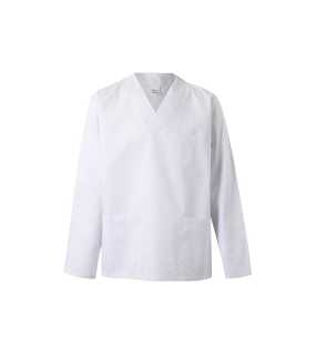 Pásnke tričko (VELILLA LS SCRUB TOP) > biela > M