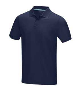 Pánska polokošeľa (ELEVATE men’s GOTS) > modrá (navy) > L
