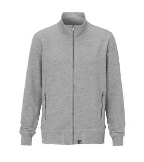 Pánska mikina (COTTOVER F. TERRY FZ COLLAR) > šedá (melange) > L