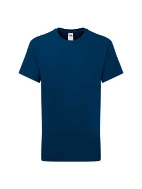 Detské tričko (FRUIT OF THE LOOM Kids Iconic 195 T) > modrá (mountain) > 5/6