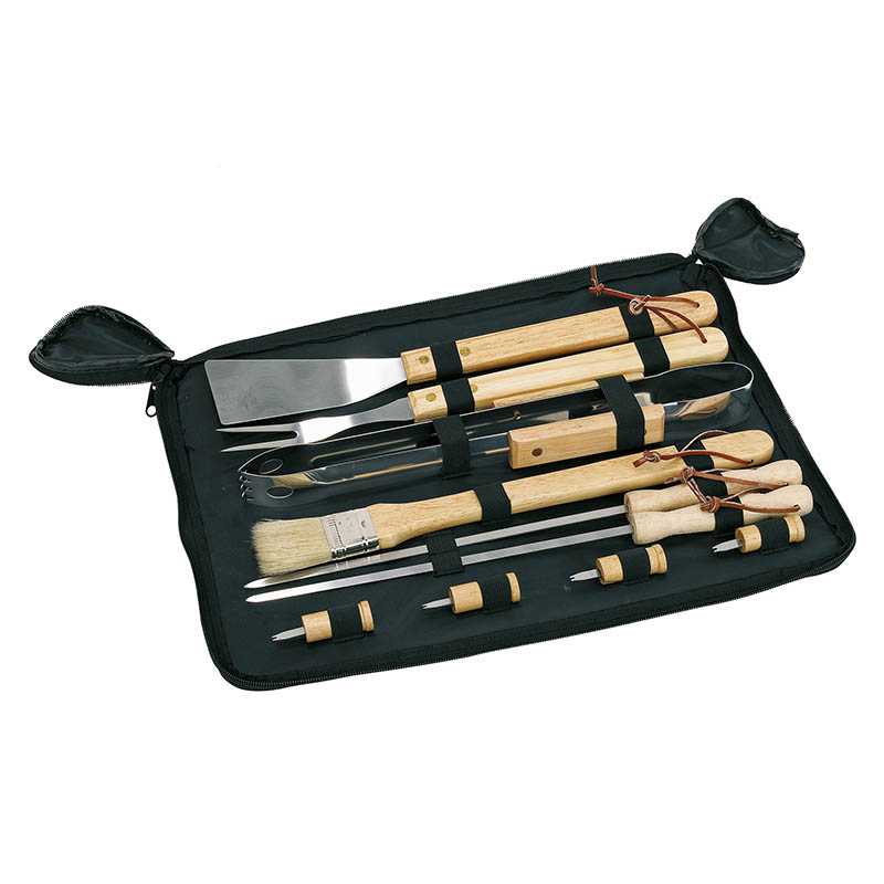 Grilovacia sada > čierna / hnedá (wood)