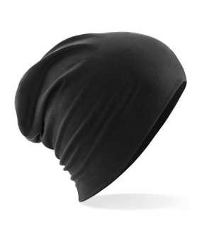 Unisex čiapka (Beechfield Hemsedal Cotton Slouch Beanie) > čierna
