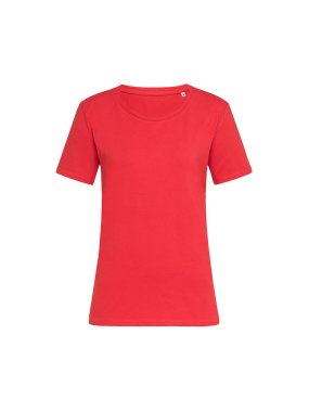 Dámske tričko (STEDMAN RELAX C-NECK/W) > červená(scarlet) > L