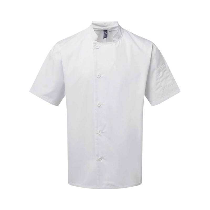 Kuchársky rondon (PREMIER ESSENTIAL' SHORT SLEEVE CHEF'S JACKET) > čierna > XL