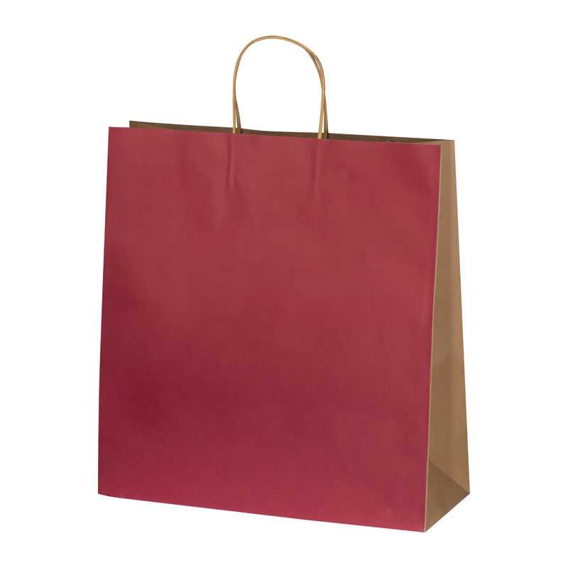 Papierová taška > červená(burgundy)