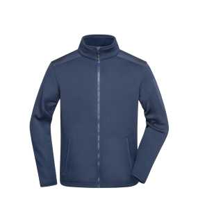 Pánska fleece bunda (JN Men's Knitted Fleece Jacket) > modrá (navy) > L