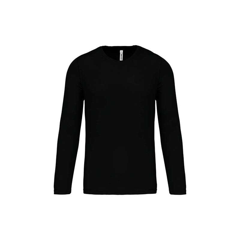 Pánske tričko (PROACT MENS LONG SLEEVE SPORTS T-SHIRT) > čierna > XL