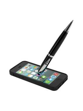 Kovové pero > čierna / strieborná