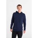 Unisex mikina (Ecologie CORCOVADO ORGANIC HOODIE) > čierna (jet) > L