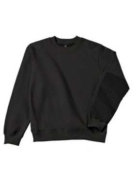 Unisex mikina (B&C HERO PRO) > čierna > S