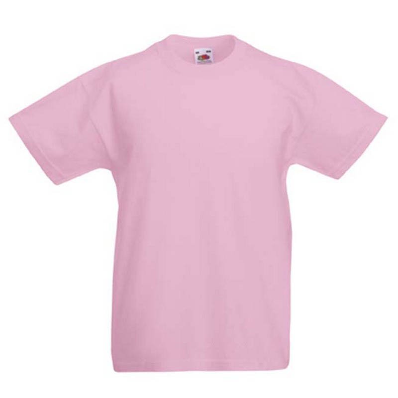 Detské tričko (FRUIT OF THE LOOM Kids Valueweight T) > ružová (light) > 2/3
