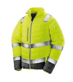 Pánska bunda(RESULT SAFEGUARD SOFT PADDED SAFETY JACKET) > žltá / šedá > L
