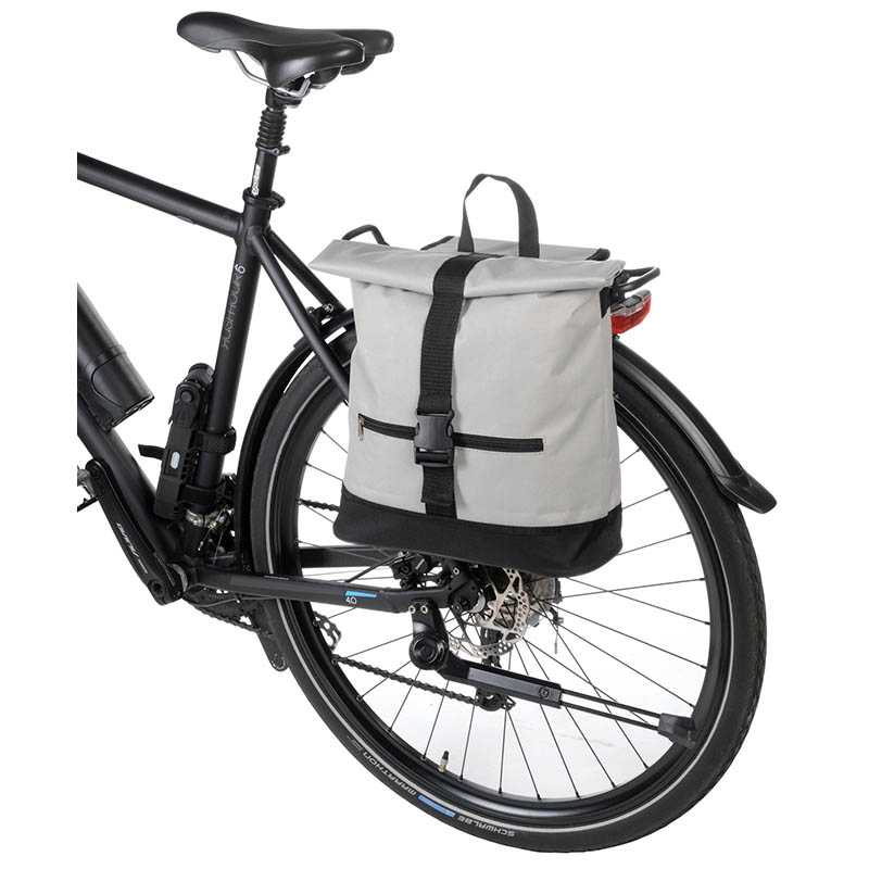 Taška na bicykel > šedá / čierna