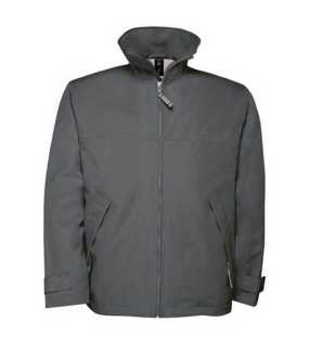 Pánska bunda (B&C SPARKLING/MEN) > šedá(dark) > 2XL