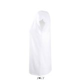 Dámske tričko (SOLS MARYLIN WOMENS SHORT SLEEVE LONG KIMONO T-SHIRT) > biela > L