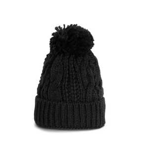 Zimná čiapka (K-UP KNITTED BEANIE) > čierna