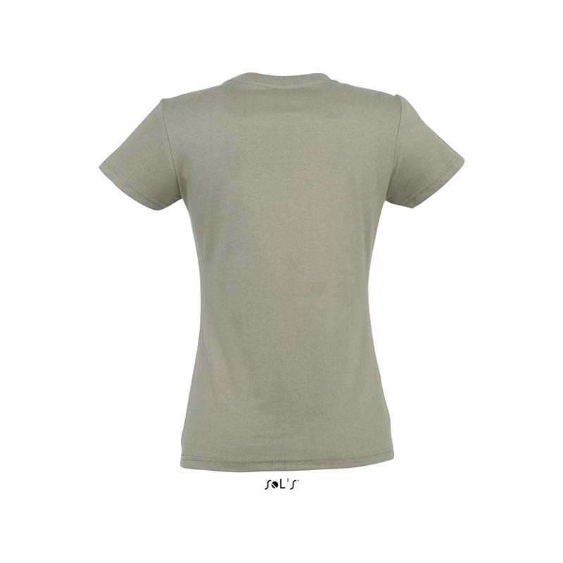Dámske tričko (SOLS IMPERIAL WOMAN ROUND COLLAR T-SHIRT) > zelená (khaki) > 2XL