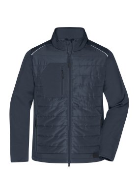 Pánska bunda (DAIBER Mens Hybrid Jacket) > šedá (carbon) / šedá (carbon) > L