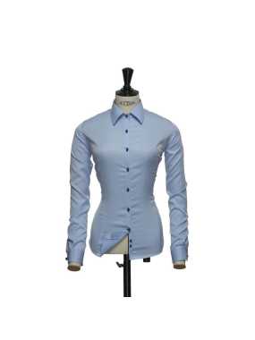 Dámska košeľa (James Harvest SHIRT RED BOW 20 LADIES)>modrá (sky) / modrá (navy)>L