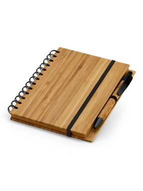 Bambusový vreckový blok s perom > prírodná