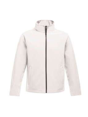 Pánska bunda (REGATTA ABLAZE MEN'S PRINTABLE SOFTSHELL)>biela / šedá (light steel)>2XL