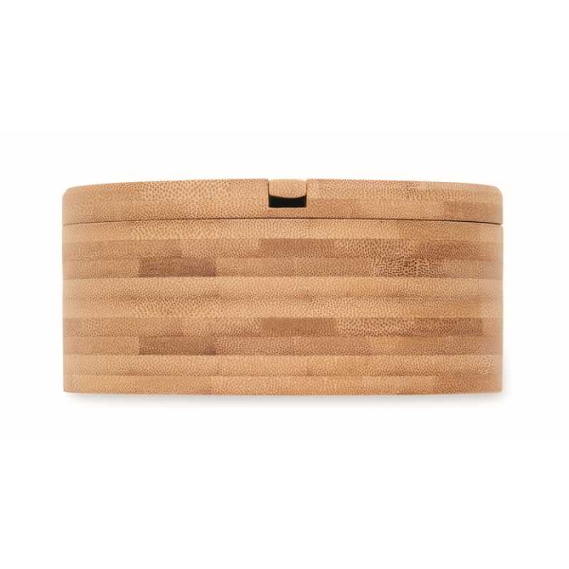 Bambusová nádoba na soľ a korenie > drevo