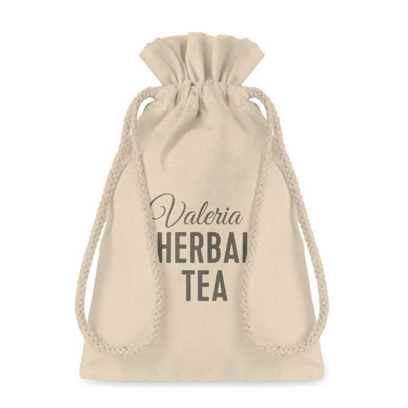 Malé bavlnené vrecko > béžová