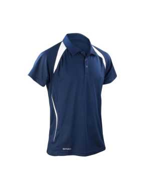 Pánska polokošeľa (SPIRO MENS TEAM SPIRIT POLO SHIRT) > modrá (navy) / biela > L