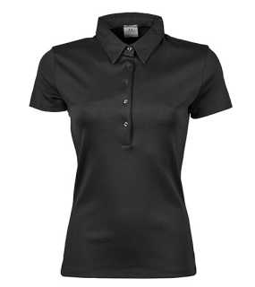 Dámska polokošela (Tee Jays Womens Pima Cotton Polo) > čierna > XL