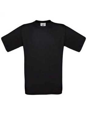 Unisex tričko (B&C EXACT 190) > čierna > S
