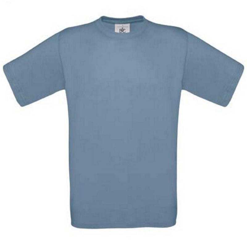 Unisex tričko (B&C EXACT 190) > modrá (stone) > 2XL
