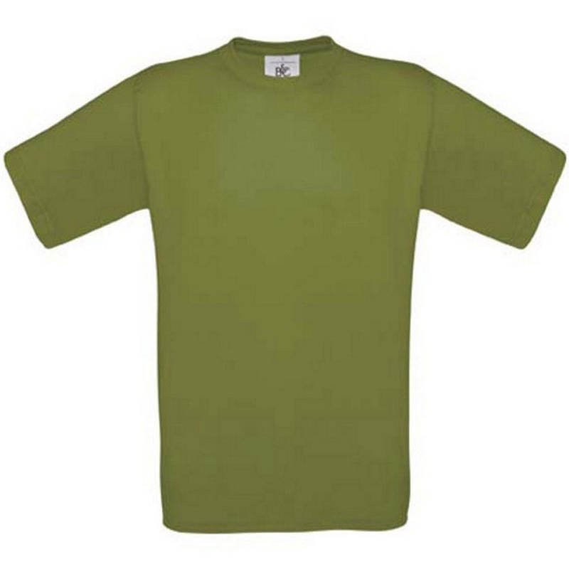 Unisex tričko (B&C EXACT 190) > zelená (moss) > 2XL