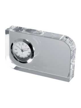 Sklenená dekorácia s hodinkami > priesvitná