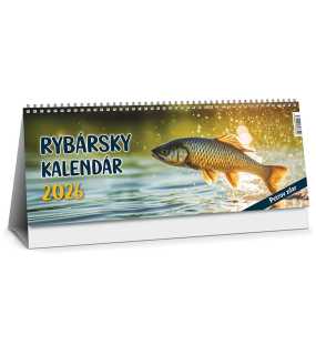 Stolový kalendár (Rybársky kalendár 2026) - 30 x 12 cm