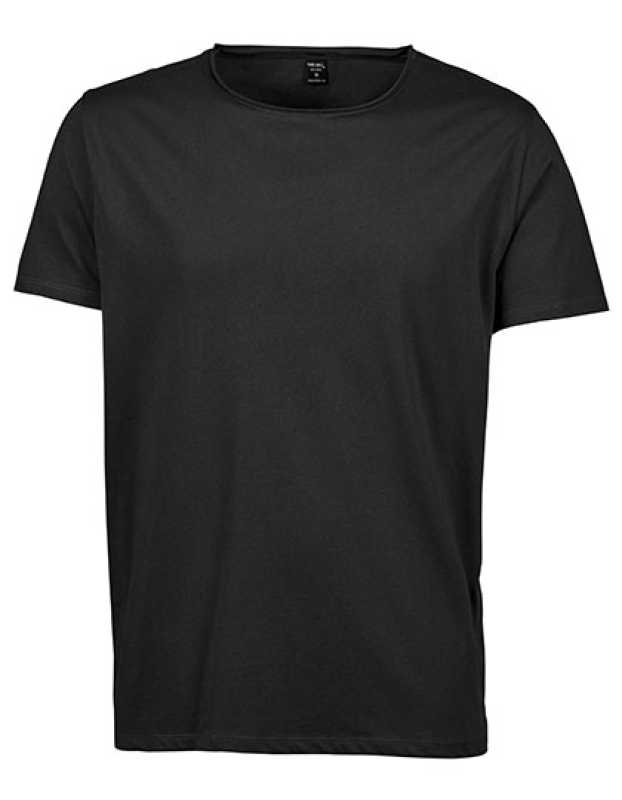 Unisex tričko (Tee Jays Mens Raw-Edge Tee) > čierna > 2XL