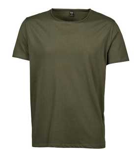 Unisex tričko (Tee Jays Mens Raw-Edge Tee) > zelená (olive) > 3XL
