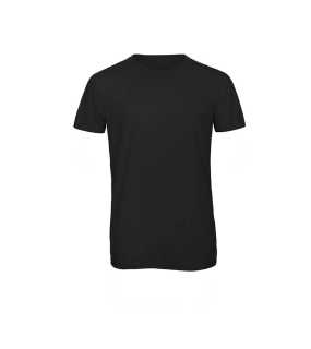 Pánske tričko (B&C Triblend /men) > čierna > L