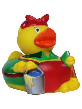 Kačička do vane (MBW Squeaky duck cleaning lady) > viacfarebná