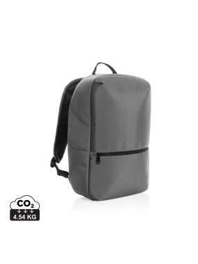 Batoh na 15.6" notebook Impact z 1200D RPET AWARE > šedá (anthracite) / modrá