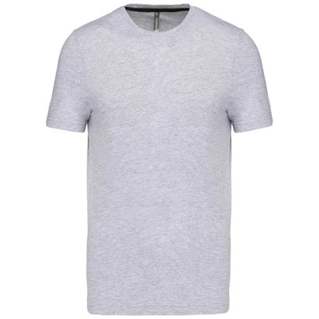 Pánske tričko (KARIBAN MENS SHORT SLEEVE ROUND NECK T-SHIRT) > šedá (oxford) > 2XL
