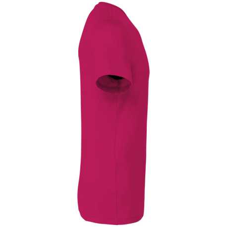 Pánske tričko (KARIBAN MENS SHORT SLEEVE ROUND NECK T-SHIRT) > ružová (fuchsia) > M