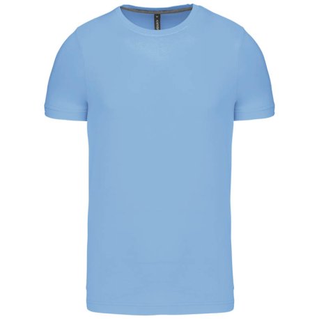 Pánske tričko (KARIBAN MENS SHORT SLEEVE ROUND NECK T-SHIRT) > modrá (sky) > 2XL