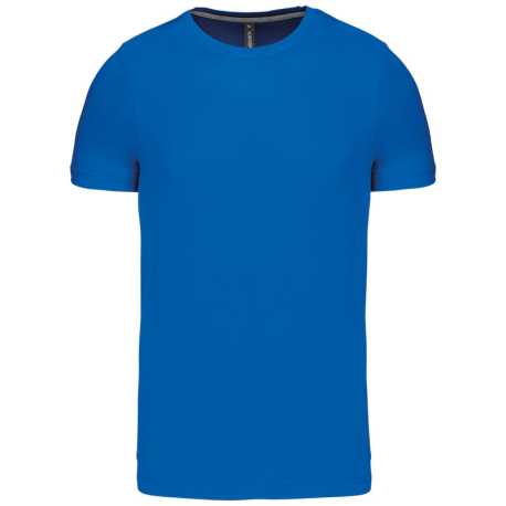 Pánske tričko (KARIBAN MENS SHORT SLEEVE ROUND NECK T-SHIRT)>modrá (light royal)>S