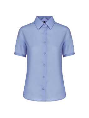 Dámska košela (KARIBAN LADIES SHORT SLEEVE SHIRT) > modrá (bright sky) > 2XL