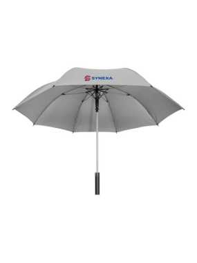 Dáždnik s kruhovou rukoväťou > sivá (potlač loga v cene)