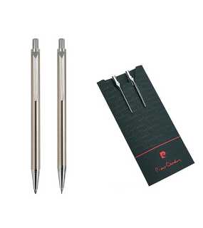 Súprava guľôčkového pera a mikroceruzky "PIERRE CARDIN" > strieborná